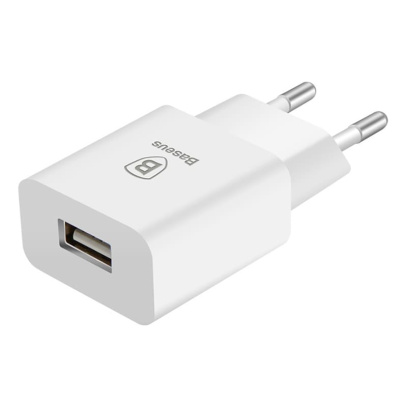 Сетевое зарядное устройство USB Baseus Letour Charger 2.1A (CCALL-E2A02) Белый