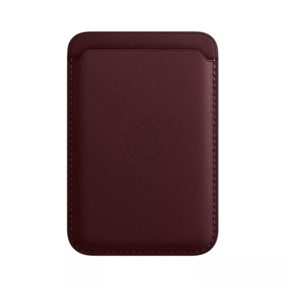 Чехол-бумажник Apple MagSafe для iPhone Бордовый