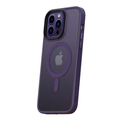 Чехол DFANS Design be different с Magsafe для Apple iPhone 14 Pro Фиолетовый