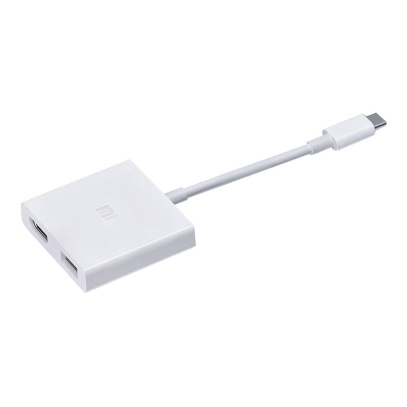 Многофункциональный адаптер Xiaomi USB-C - HDMI (XMZJQCH2TM) Белый Многофункциональный адаптер Xiaomi USB-C - HDMI (XMZJQCH2TM) Белый