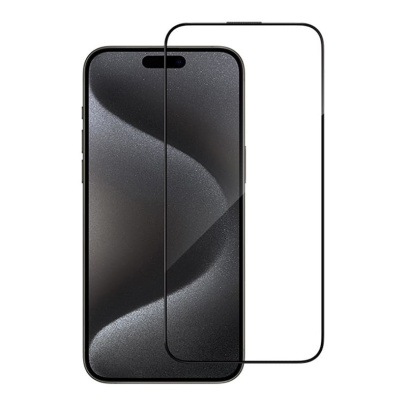 Защитное стекло для iPhone 15 BLUEO Corning Gorilla USA Anti-Static Черный