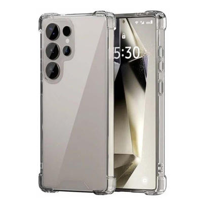 Чехол для Samsung Galaxy S25 Ultra с защитой камер Прозрачный