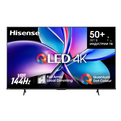 Телевизор Hisense 55" Ultra HD, 144 Гц, QLED & DLED (55E7Q PRO)