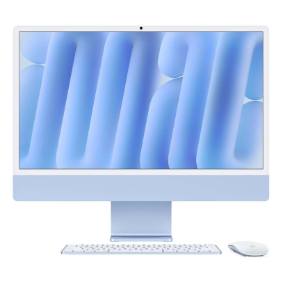 Apple iMac 24" (M4 10C CPU, 10C GPU, 2024) Retina 4,5K, 24Gb, 512Gb SSD (MD2T4) Blue, синий Apple iMac 24" (M4 10C CPU, 10C GPU, 2024) Retina 4,5K, 24Gb, 512Gb SSD (MD2T4) Blue, синий