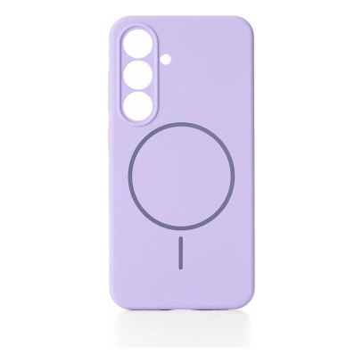 Чехол для Samsung Galaxy S25 Silicone Case c MagSafe Фиолетовый