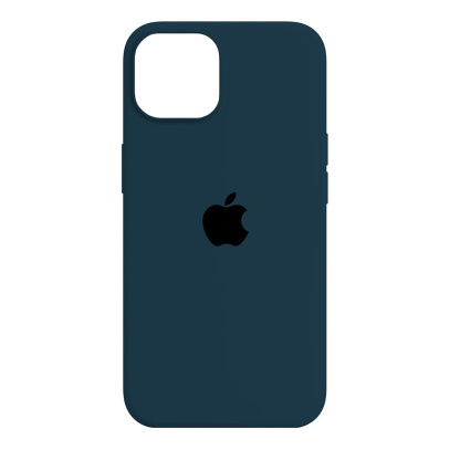 Чехол Silicone Case для Apple iPhone 14 Синий омут