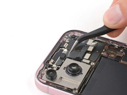 Замена фронтального микрофона iPhone 15 Замена фронтального микрофона iPhone 15