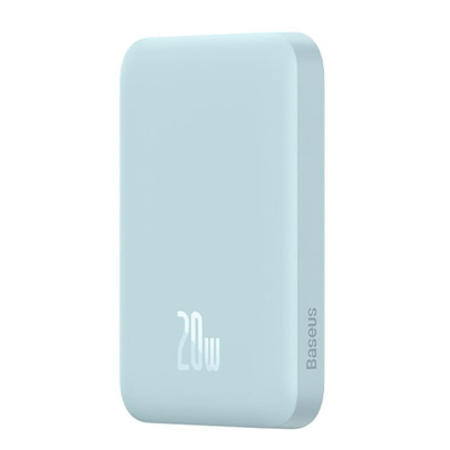 Внешний аккумулятор Baseus Magnetic Mini Wireless Fast Charge Power Bank 10000mAh 20W с поддержкой беспроводной зарядки (PPCX110103) Голубой