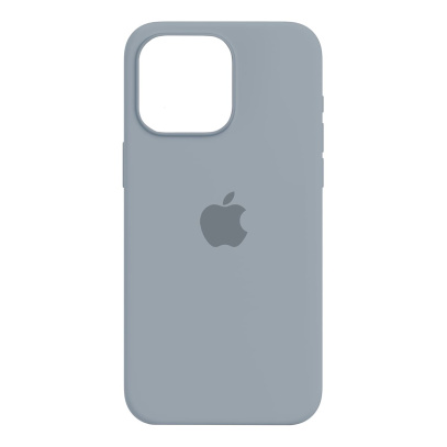 Чехол Silicone Case для Apple iPhone 15 Pro Max Winter Blue, Голубая зима