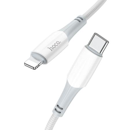 Кабель hoco. Fast charging data cable разъем Type-C – Lightning, 1 м (X70) Белый Кабель hoco. Fast charging data cable разъем Type-C – Lightning, 1 м (X70) Белый