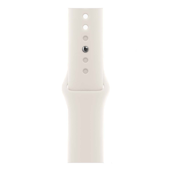 Apple Watch SE 3 (2025), 44 мм корпус из алюминия цвета «Starlight», ремешок Sport Band размера S/M цвета «Starlight» Apple Watch SE 3 (2025), 44 мм корпус из алюминия цвета «Starlight», ремешок Sport Band размера S/M цвета «Starlight»