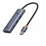 Хаб Baseus UltraJoy Series 4-Port Hub (B0005280A813-02) Серый Хаб Baseus UltraJoy Series 4-Port Hub (B0005280A813-02) Серый