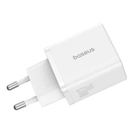 Зарядное устройство Baseus Cube Fast Charger C+U 20 Вт EU Moon (P10111403213-00) Белый Зарядное устройство Baseus Cube Fast Charger C+U 20 Вт EU Moon (P10111403213-00) Белый