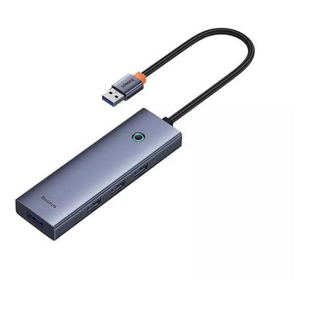 Хаб Baseus UltraJoy Series 4-Port Hub (B0005280A813-02) Серый Хаб Baseus UltraJoy Series 4-Port Hub (B0005280A813-02) Серый