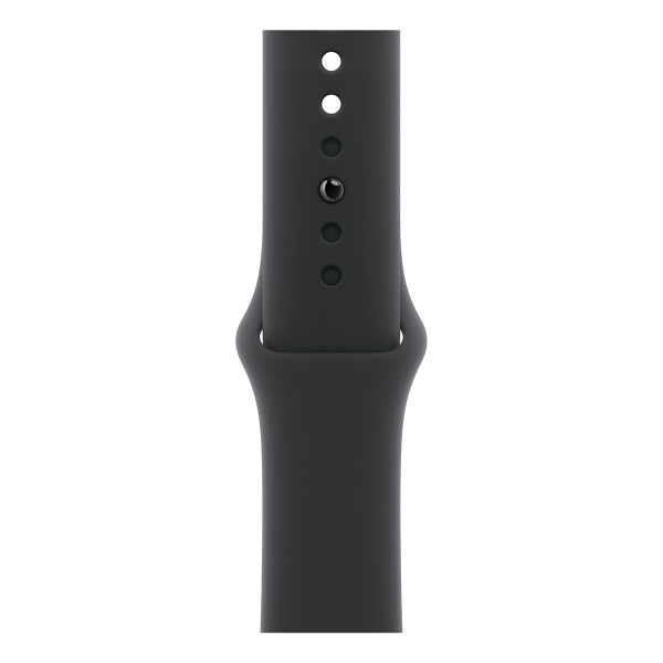 Apple Watch Series 10, 42 мм корпус из алюминия цвета «Jet Black», ремешок Sport Band размера M/L цвета «Black» Apple Watch Series 10, 42 мм корпус из алюминия цвета «Jet Black», ремешок Sport Band размера M/L цвета «Black»