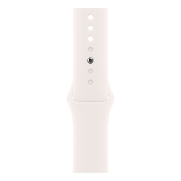 Apple Watch Series 10, 46 мм корпус из алюминия цвета «Rose Gold», ремешок Sport Band размера M/L цвета «Light Blush» Apple Watch Series 10, 46 мм корпус из алюминия цвета «Rose Gold», ремешок Sport Band размера M/L цвета «Light Blush»