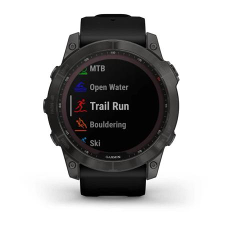 Часы Garmin FENIX 7X Carbon gray, черный Часы Garmin FENIX 7X Carbon gray, черный
