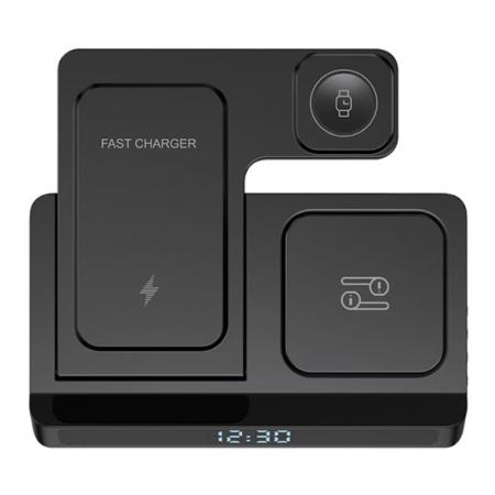 Беспроводное зарядное устройство WiWU Power Air 5в1 Wireless Charger (Wi-W006) Black, черный