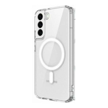 Защитный чехол для Samsung S24 Clear Case с Magsafe Прозрачный Защитный чехол для Samsung S24 Clear Case с Magsafe Прозрачный