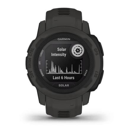 Часы Garmin INSTINCT 2S solar Graphite, черный Часы Garmin INSTINCT 2S solar Graphite, черный