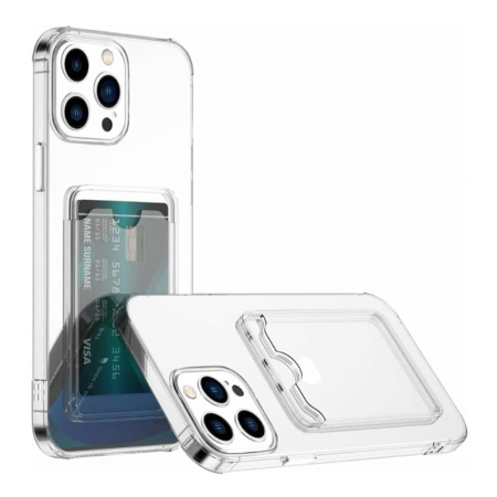 Чехол для iPhone 12/12 Pro CARD CASE Thinckening ballon 1,6 мм Прозрачный Чехол для iPhone 12/12 Pro CARD CASE Thinckening ballon 1,6 мм Прозрачный