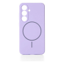 Чехол для Samsung Galaxy S25 Silicone Case c MagSafe Фиолетовый Чехол для Samsung Galaxy S25 Silicone Case c MagSafe Фиолетовый