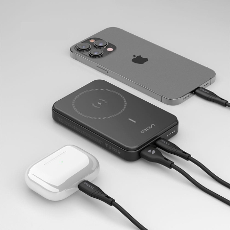 Внешний АКБ Deppa NRG MageSafe 10000mAh (33667) Черный