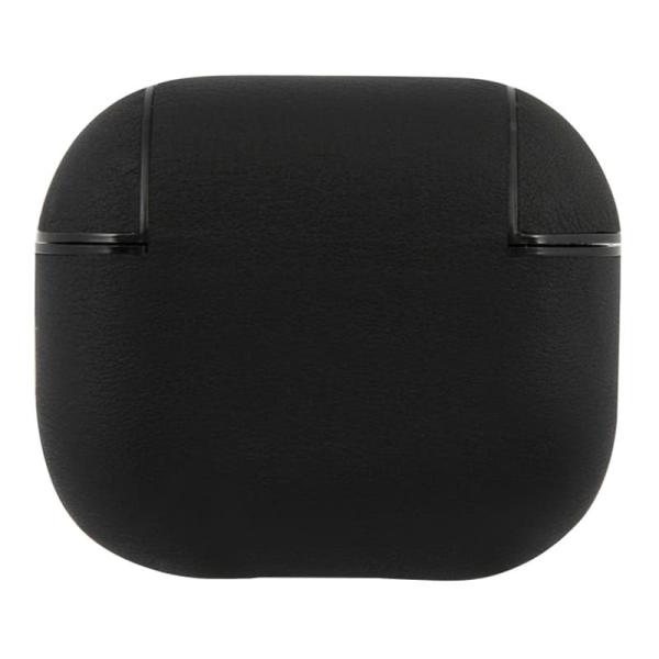 Чехол BMW для Airpods 3 Signature leather with metal logo (BMA3SSLBK) Черный