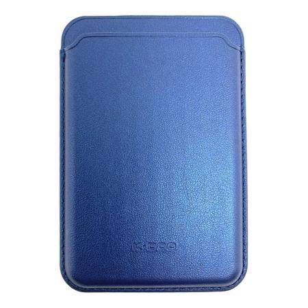Чехол-бумажник для iPhone K-DOO Leather Wallet MagSafe Синий