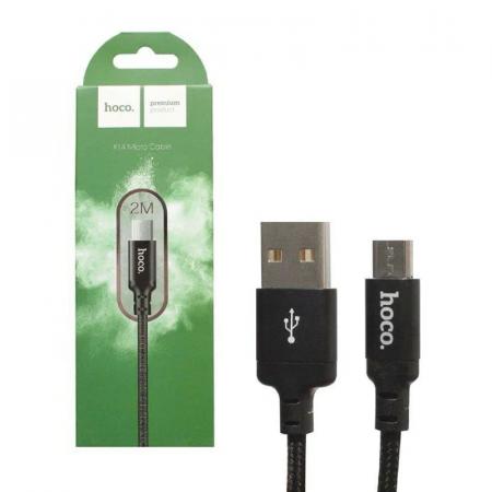 Кабель hoco. Times Speed Charging Cable разьем USB – Micro USB, 1 м (X14) Черный Кабель hoco. Times Speed Charging Cable разьем USB – Micro USB, 1 м (X14) Черный