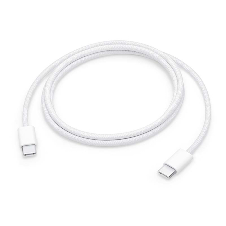 Кабель с оплёткой USB-C – USB-C, 2 м Белый Кабель с оплёткой USB-C – USB-C, 2 м Белый