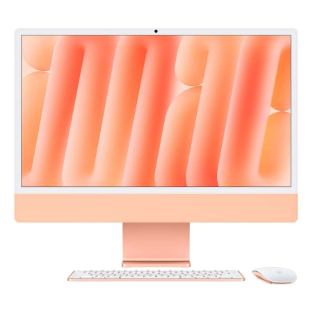 Apple iMac 24" (M4 10C CPU, 10C GPU, 2024) Retina 4,5K, 16Gb, 512Gb SSD (MWV93) Orange, оранжевый Apple iMac 24" (M4 10C CPU, 10C GPU, 2024) Retina 4,5K, 16Gb, 512Gb SSD (MWV93) Orange, оранжевый