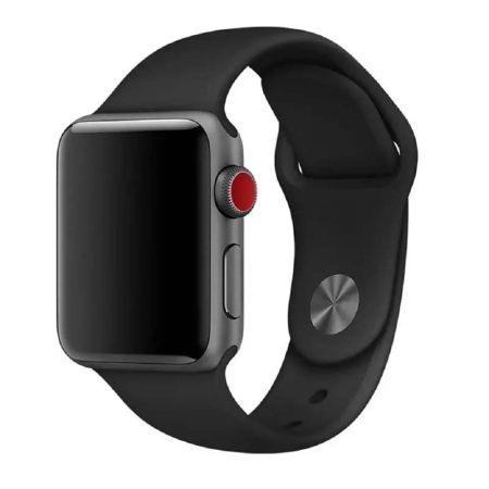 Силиконовый ремешок для Apple Watch 42/49 мм Silicone Case Черный Силиконовый ремешок для Apple Watch 42/49 мм Silicone Case Черный