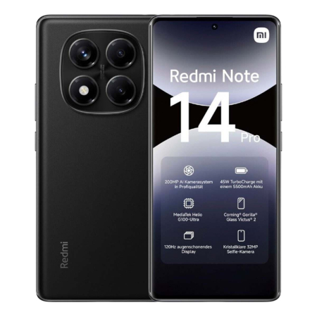 Xiaomi Redmi Note 14 Pro 12/256Gb Midnight Black, чёрный Xiaomi Redmi Note 14 Pro 12/256Gb Midnight Black, чёрный