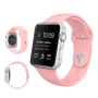 Силиконовый ремешок для Apple Watch 38/40/41 мм Pink, розовый Силиконовый ремешок для Apple Watch 38/40/41 мм Pink, розовый