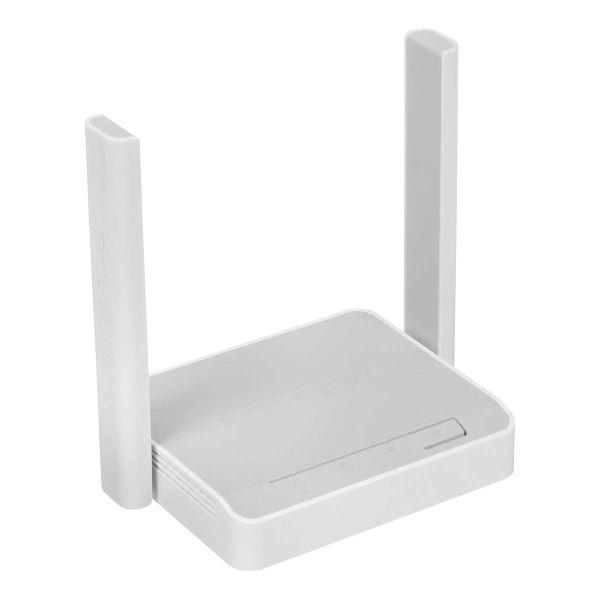 Wi-Fi роутер KEENETIC Netcraze Starter, Wi-Fi 4, N300, 2.4ГГц, 3 WAN/LAN, (NC-1121) Белый