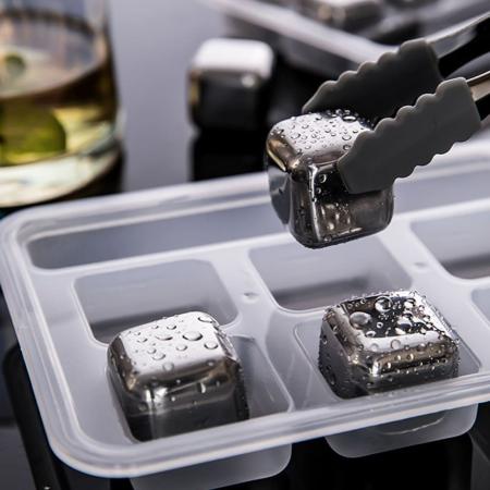 Охлаждающие камни для напитков Circle Joy Ice Cubes (CJ-BK02) Серебристый Охлаждающие камни для напитков Circle Joy Ice Cubes (CJ-BK02) Серебристый