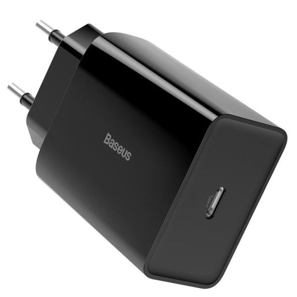 Сетевое зарядное устройство Baseus Speed Mini QC Quick Charger 20 Вт CCFS-SN01 (TC-012PD20) Черный