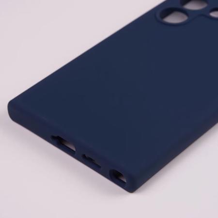 Чехол Silicone Case v2 для Samsung Galaxy S24 Ultra Темно-синий Чехол Silicone Case v2 для Samsung Galaxy S24 Ultra Темно-синий