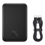 Внешний аккумулятор Baseus Magnetic Mini Air Wireless Fast Charge Cluster Black power bank с поддержкой беспроводной зарядки 6000mAh 20 Вт (P10059002113-00) Черный Внешний аккумулятор Baseus Magnetic Mini Air Wireless Fast Charge Cluster Black power bank с поддержкой беспроводной зарядки 6000mAh 20 Вт (P10059002113-00) Черный