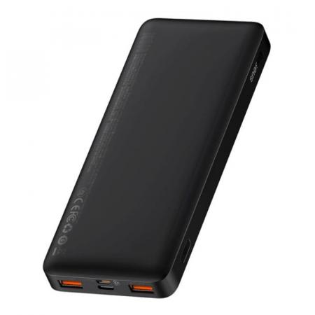 Внешний аккумулятор Baseus Bipow Digital Display Power Bank 10000mAh 20W PPDML-L01 (PPBD10K) Черный Внешний аккумулятор Baseus Bipow Digital Display Power Bank 10000mAh 20W PPDML-L01 (PPBD10K) Черный
