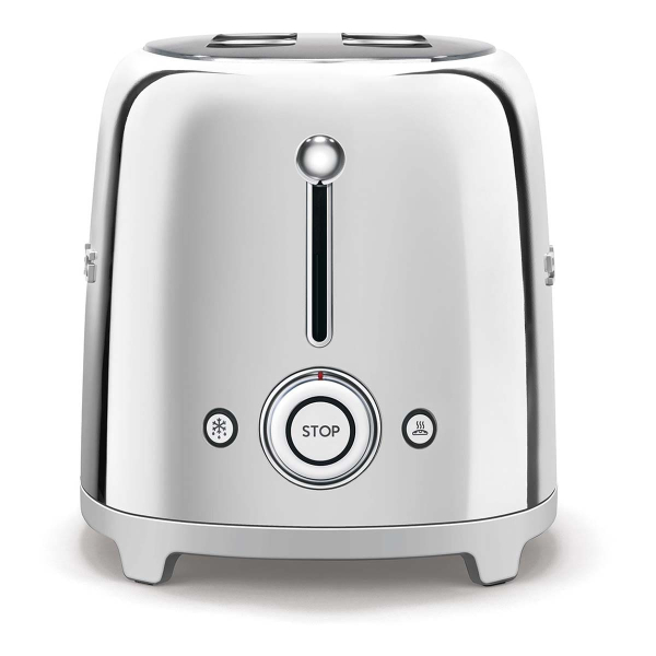Тостер на 4 ломтика SMEG 50s style (TSF02SSEU) Хром