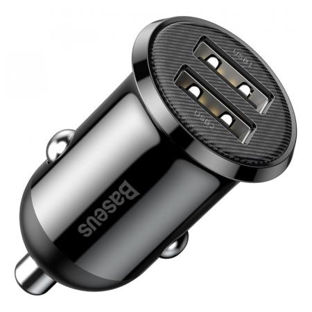 Автомобильное зарядное устройство Baseus car charger Grain Pro Dual USB 4.8A (CCALLP-01) Черный Автомобильное зарядное устройство Baseus car charger Grain Pro Dual USB 4.8A (CCALLP-01) Черный