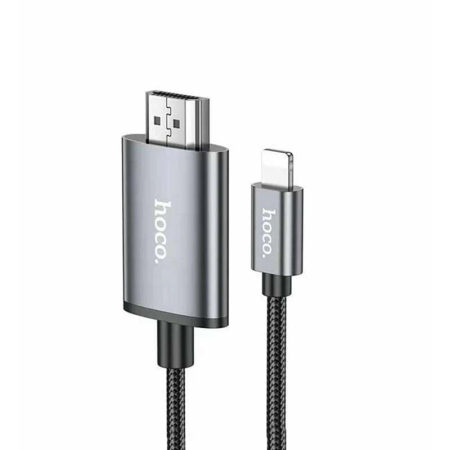 Кабель hoco. разъем Lightning – HDMI, 2 м (UA27) Черный Кабель hoco. разъем Lightning – HDMI, 2 м (UA27) Черный
