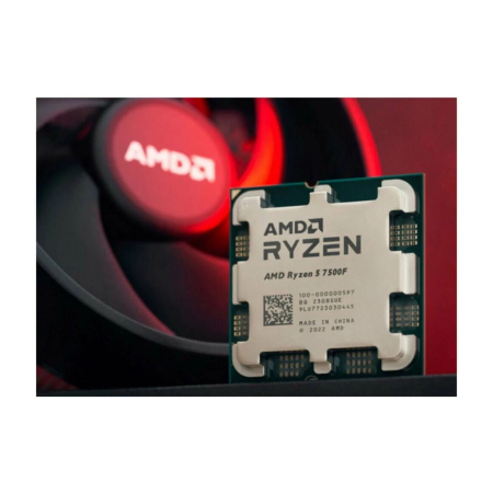 Процессор AMD Ryzen 5 7500F, 3.7 ГГц (Turbo 5.0ГГц), AM5, OEM (100-000000597)