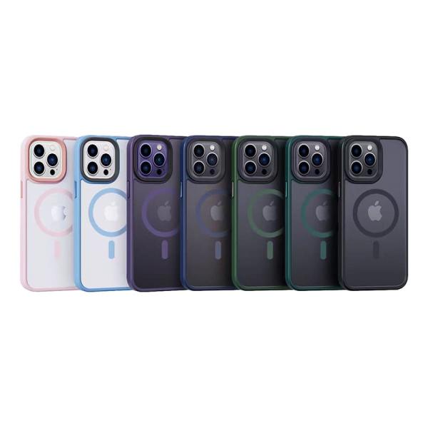 Чехол DFANS Design be different с Magsafe для Apple iPhone 14 Pro Фиолетовый