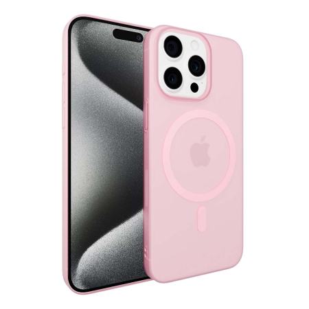 Чехол для iPhone 16 Pro Max 6.9" Gurdini Slim Series with Magsafe Pink, розовый Чехол для iPhone 16 Pro Max 6.9" Gurdini Slim Series with Magsafe Pink, розовый