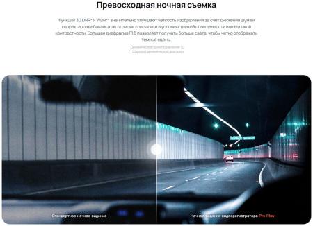 Видеорегистратор Xiaomi 70mai Dash Cam Pro Plus+Rear Cam Set A500S-1, 2 камеры, GPS, ГЛОНАСС Видеорегистратор Xiaomi 70mai Dash Cam Pro Plus+Rear Cam Set A500S-1, 2 камеры, GPS, ГЛОНАСС