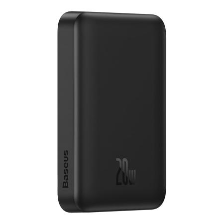 Внешний аккумулятор Baseus Magnetic Mini Wireless Fast Charge power bank с поддержкой беспроводной зарядки 10000mAh 20W Черный Внешний аккумулятор Baseus Magnetic Mini Wireless Fast Charge power bank с поддержкой беспроводной зарядки 10000mAh 20W Черный