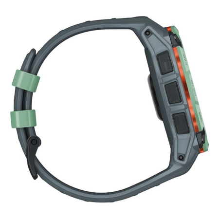 Часы Garmin INSTINCT 3 AMOLED 50мм Neo Tropic, зеленый с серым ремешком Часы Garmin INSTINCT 3 AMOLED 50мм Neo Tropic, зеленый с серым ремешком